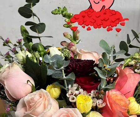 Garden fresh flowers