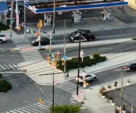 Beach Channel Dr. & Newport Ave. Crossing Triangle