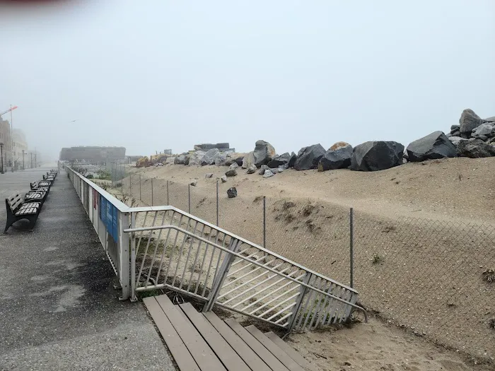 End of Ocean Promenade Belle Harbor Boardwalk Picture 4