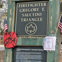 Firefighter Gregory T. Saucedo Triangle ico