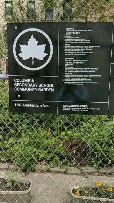 Columbia Secondary School Community Garden Picture 1