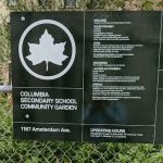 Columbia Secondary School Community Garden