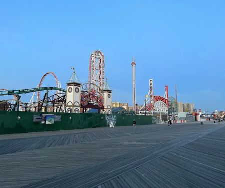 Coney Island Boardwalk Garden