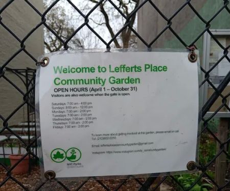 Lefferts Place Community Garden